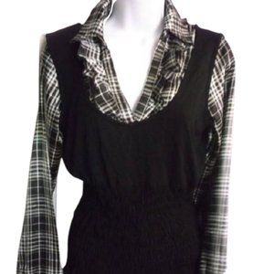 Black Layered Top Medium